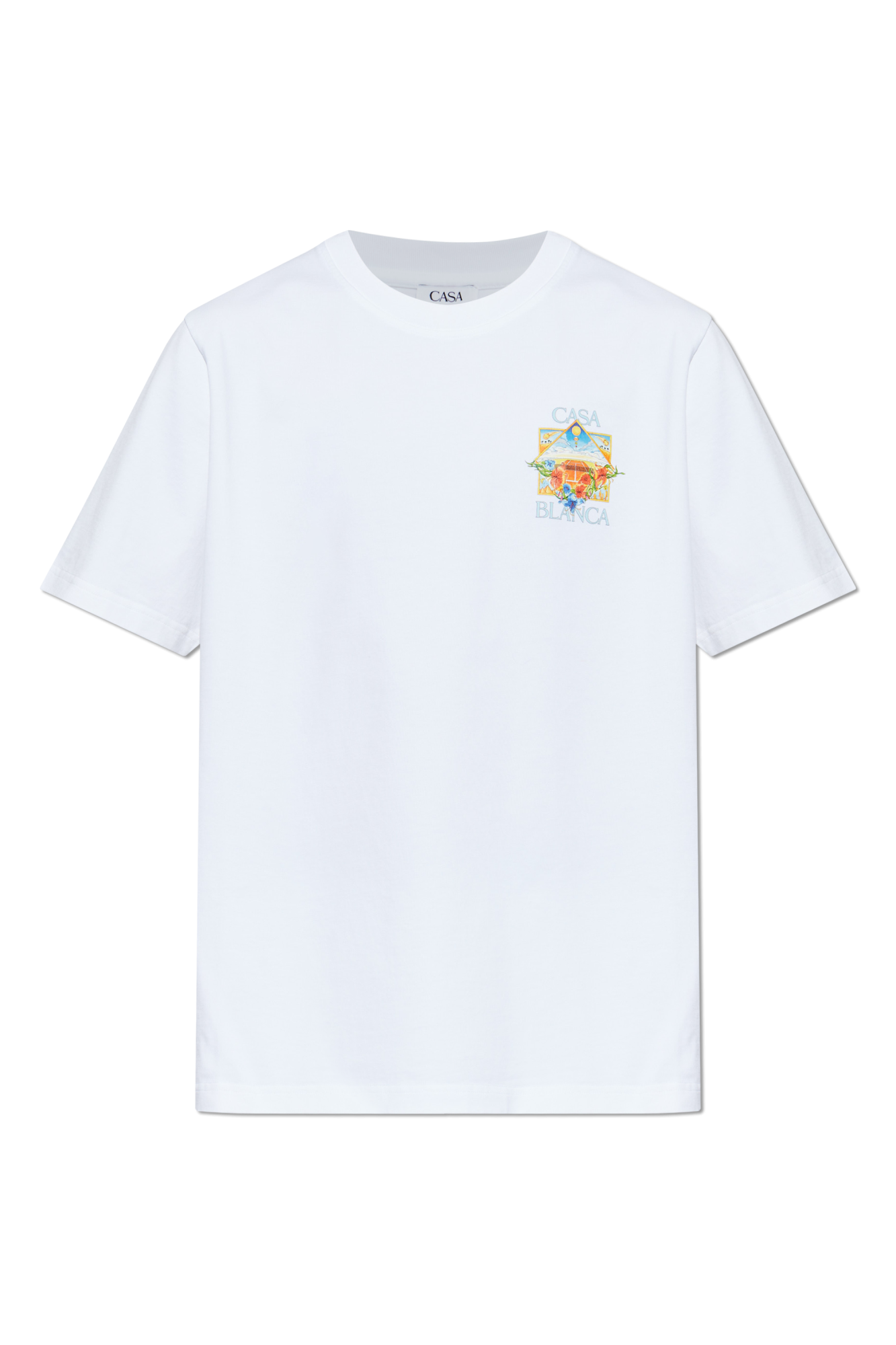 White T-shirt with print Casablanca - Vitkac Northern Ireland